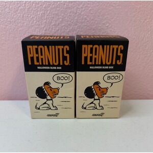x2- Super7 Peanuts Halloween Blind Box ReAction Figures Snoopy Charlie Brown